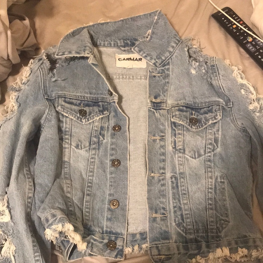 LF destroyed denim jacket